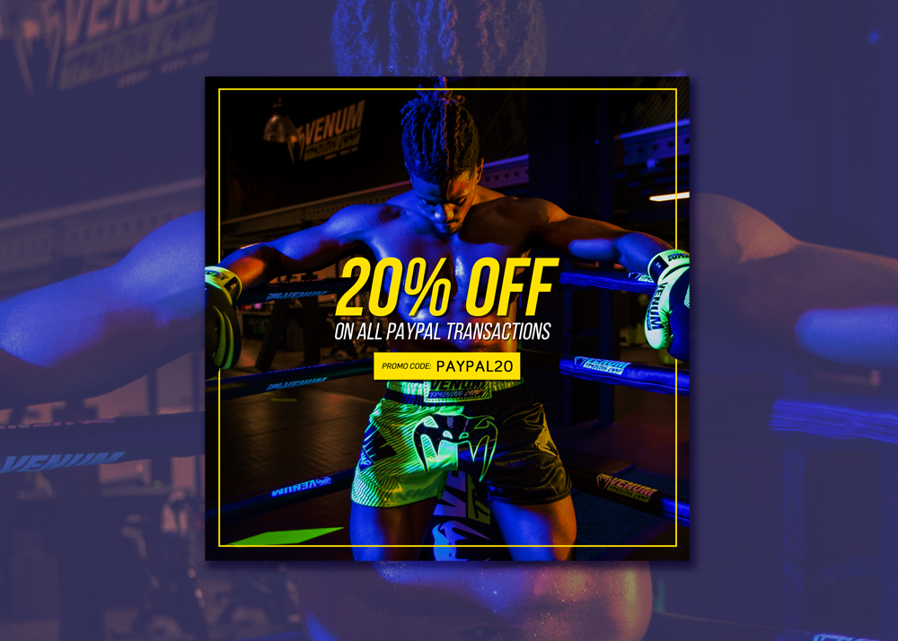 Venum 2019 Paypal Promo - Main